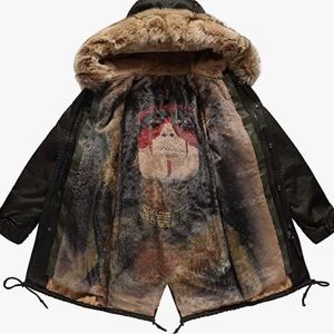 NWT TIENFOOK Men Parka Jacket Winter Coat, Size various